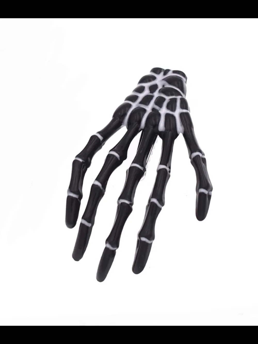 Korean Style Black Skeleton Hand Hair Pin - BNIB